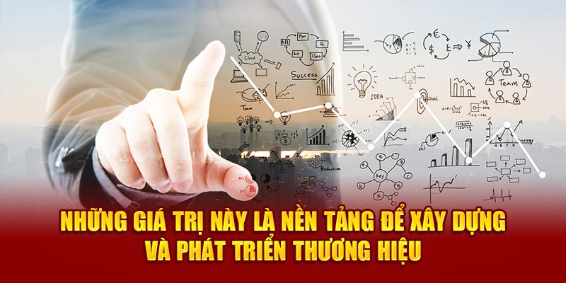 Những giá trị này là nền tảng để xây dựng và phát triển thương hiệu